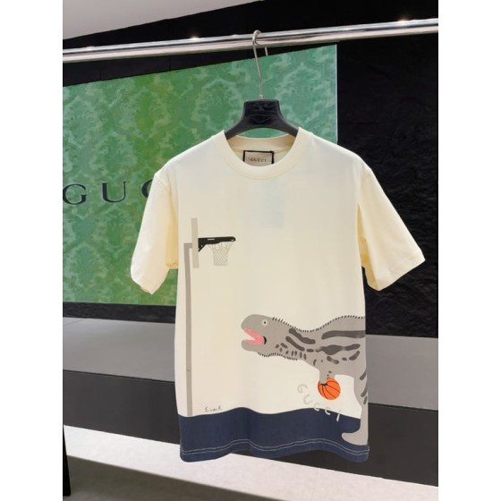 Gucci Early Spring Collection High-Weight Short-Sleeve
